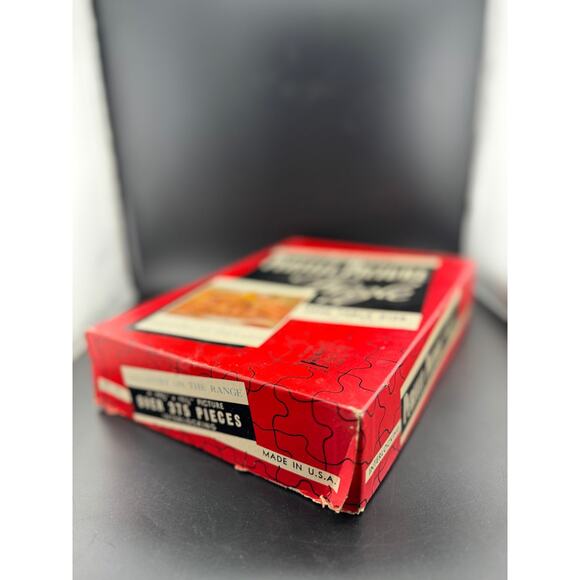 Vintage Perfect Picture Puzzle - Gallantry on the Range - Picture 3 of 8